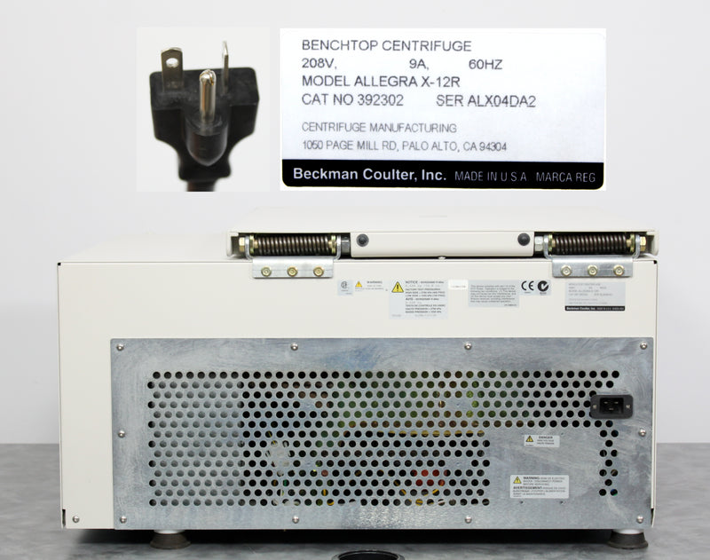 贝克曼库尔特Alegra X-12R冷冻计算机离心W/SX4750