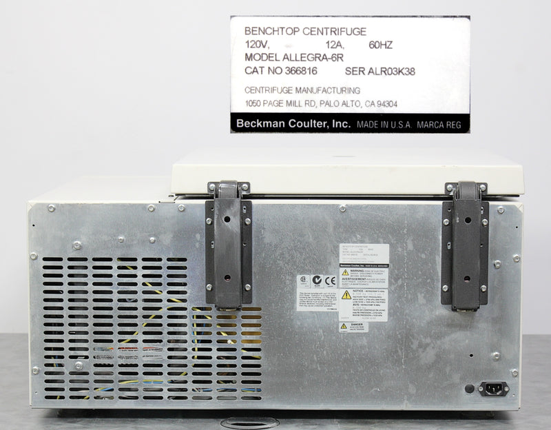 贝克曼库尔特Alegra6R冷冻机GH-3.8