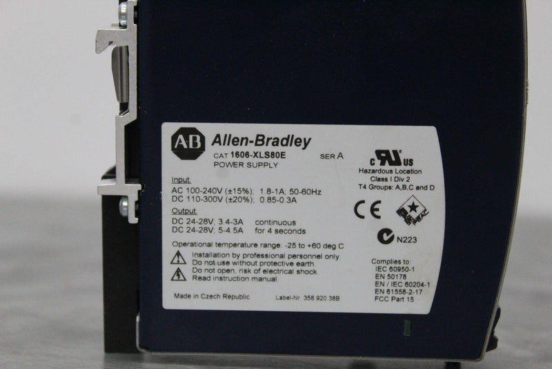 Allen-Bradley1606-XLS80E电源模块100-240VAC,24-28VDC